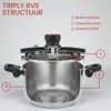 Royal Swiss® Schnellkochtopf 6L – Druckkochtopf Edelstahl – Produktbild-Vorschau 4