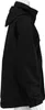 A black jacket is shown from the side on a white background. Produktbild-Vorschau