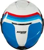 Casco modulare NOLAN N120-1 Lineo 347 Bianco Blu Rosso Anteprima dell’immagine prodotto 4