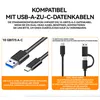 M.2 NVMe SSD Gehäuse, USB 3.1 Adapter 10Gbps, USB-C auf Produktbild-Vorschau 3