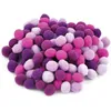 Meyco Pom Pons rose violet et lilas assortis 120 pièces en Voir les images du produit 1