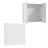 Stamar hangkast voor de badkamer, wit, hoogglans, 60 x 90 x Productafbeelding-voorbeeld 1
