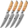 XinZuo - Damast Steakmesser 4 Stück - B37 Lan Serie Produktbild-Vorschau 1