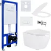 Dusch‑WC Komplettset wandhängend mit Taharet‑Bidet Produktbild-Vorschau 1
