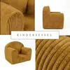 Mini Kindersessel aus Cord Honig – Waschbarer Kinder Sessel Produktbild-Vorschau 5