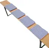 heimtexland ® Sitzkissen 4er Set  Bierbank Polster Auflage Produktbild-Vorschau 2