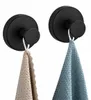 INF Haken mit Saugnapf, 2er Pack Schwarz Produktbild-Vorschau 1