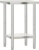 vidaXL Kuchynská pracovná doska 55x55x85 cm nerezová oceľ Náhľad obrázku produktu 1