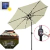 UISEBRT 3m LED Sonnenschirm Ampelschirm in Beige mit Produktbild-Vorschau 1