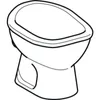 Geberit Geberit Tiefspül-WC Baby 6 l we Produktbild-Vorschau 2