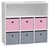 Meuble de rangement - 7 cases - L 76.5 cm x P 29.5 cm x H Voir les images du produit 1