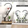 5-stufiger Pflanzenständer Metall, Blumentreppe Herzförmig Produktbild-Vorschau 6