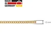trendor 15300 Stabile Panzerkette für Anhänger Silber 925 vergoldet 1,4 mm 4 Produktbild-Vorschau