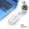 HXSJ T69 mechanische Maus, 2,4 G Wireless-Modus | 6 Produktbild-Vorschau 5
