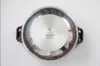The bottom view of a metal pot with handles. Produktbild-Vorschau