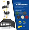 tillvex altana 3x6m - z 3 panelami bocznymi antracytowa Podgląd zdjęcia produktu 4