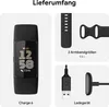 Fitbit Charge 6 AMOLED Aktivitäts-Trackerarmband Schwarz Produktbild-Vorschau 8