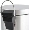 Poubelle Grise 3l Finition Satinée Avec Seau Amovible - Msv Voir les images du produit 5