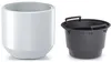 Prosperplast Blumentopf Sevilla - Kunststoff - weis - D30 Produktbild-Vorschau 2