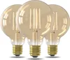Three vintage-style LED light bulbs are displayed against a white background. Produktbild-Vorschau