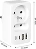Vayox VA0374 adattatore per presa di corrente a 2 scomparti Anteprima dell’immagine prodotto 3
