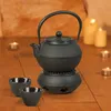 Service à thé en fonte Dimono noir – Théière de 1,3 L avec Voir les images du produit 2
