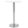 vidaXL Châssis de table de bistrot argenté Ø45x107 cm acier Voir les images du produit 1