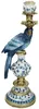 Portacandele - Pappagallo olandese blu ↑ 40 cm - Destro Anteprima dell’immagine prodotto 1