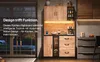 Küchenhochschrank 105x40x180 cm mit LED & Steckdose – Produktbild-Vorschau 6