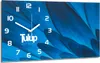 Wanduhr aus Glas – 60x30 cm - Glasbild - Glasuhr - Produktbild-Vorschau 4