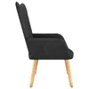 Maison Exclusive - Relaxsessel mit Hocker Schwarz Stoff Produktbild-Vorschau 5