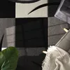 A close-up view of a patterned rug with a plant and part of a sofa visible. Anteprima dell’immagine prodotto