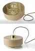 Duża Lampa Sufitowa Wisząca Żyrandol Beżowa ECRU Złoto Podgląd zdjęcia produktu 10