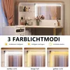 Kosmetický stolek INONEFT s LED osvětlením, s nastavitelnou Náhled obrázku produktu 3