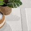 Kurzflor Teppich-Läufer Creme - 80x300 cm - Flur-Teppiche Produktbild-Vorschau 3