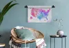 MuchoWow® Wandteppich Wandbehang Weltkarte - Aquarell - Produktbild-Vorschau 6