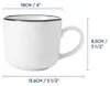 Zestaw czterech porcelanowych kubków Limestone Podgląd zdjęcia produktu 5