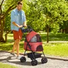 Wózek dla psa D00-127RD, buggy, składany, dla małych psów i Podgląd zdjęcia produktu 2