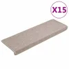 vidaXL Podkładki pod stopy 15 sztuk 65x21x4 cm Taupe Podgląd zdjęcia produktu 1