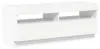 vidaXL TV-Schrank mit LED-Leuchten Hochglanz-Weiß 100x35x40 Produktbild-Vorschau 3