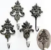 LS-LebenStil 2 Vintage Kleiderhaken 15cm Braun Produktbild-Vorschau 1