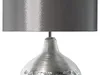 BELIANI Lampa stołowa srebrna porcelanowa 43 cm dekoracyjna Podgląd zdjęcia produktu 4
