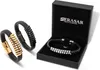 SERASAR | Lederarmband für Männer [Helix] mit Silber Produktbild-Vorschau 7