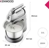 Kenwood Handmixer HMP 54 SI 3,5 l, 650 W, silberfarben, mit Produktbild-Vorschau 12