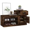 vidaXL Skriňa na topánky z dymového duba 100x42x60 cm Náhľad obrázku produktu 5