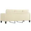 vidaXL 3-Sitzer-Sofa Creme 180 cm Kunstleder Produktbild-Vorschau 5