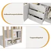 MODFU Kinderbett 90x200 Hochbett Bettrahmen mit Treppe und Produktbild-Vorschau 3