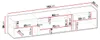 MIRJAN24 TV-Lowboard Luxe mit Kamin, zwei Drehtüren, Produktbild-Vorschau 5