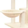 vidaXL Kratzbaum mit Sisal-Kratzsäulen Creme 82 cm Produktbild-Vorschau 6