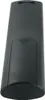 The back of a black remote control is shown against a white background. Produktbild-Vorschau